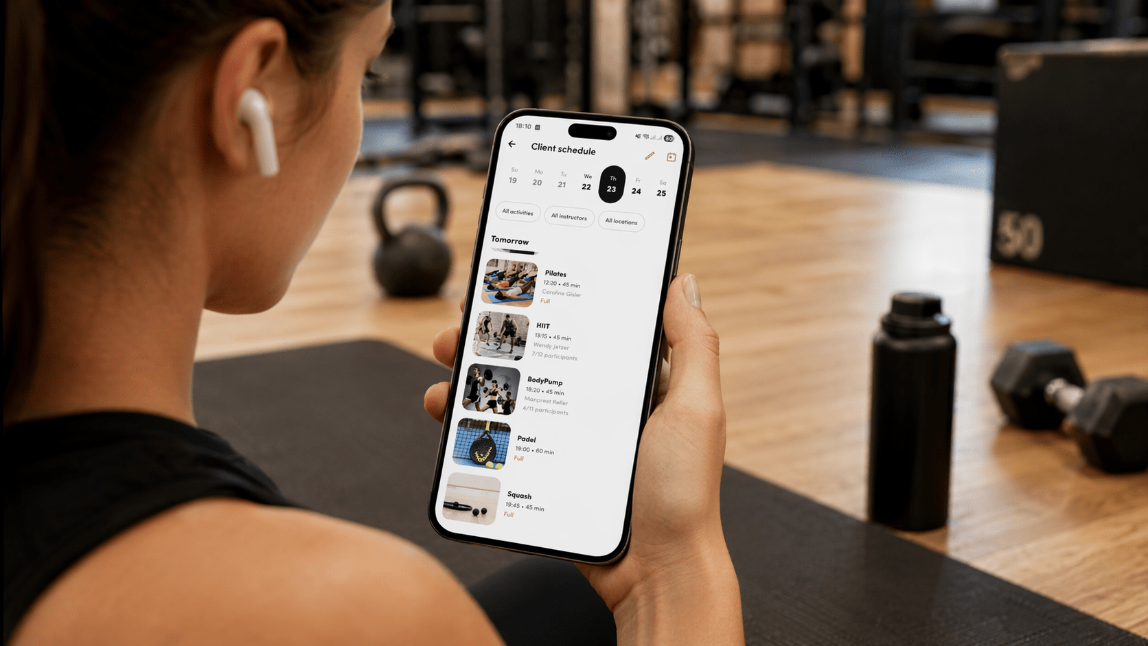 Digitale Steuerung von Firmenfitness und Gesundheitsangeboten per App