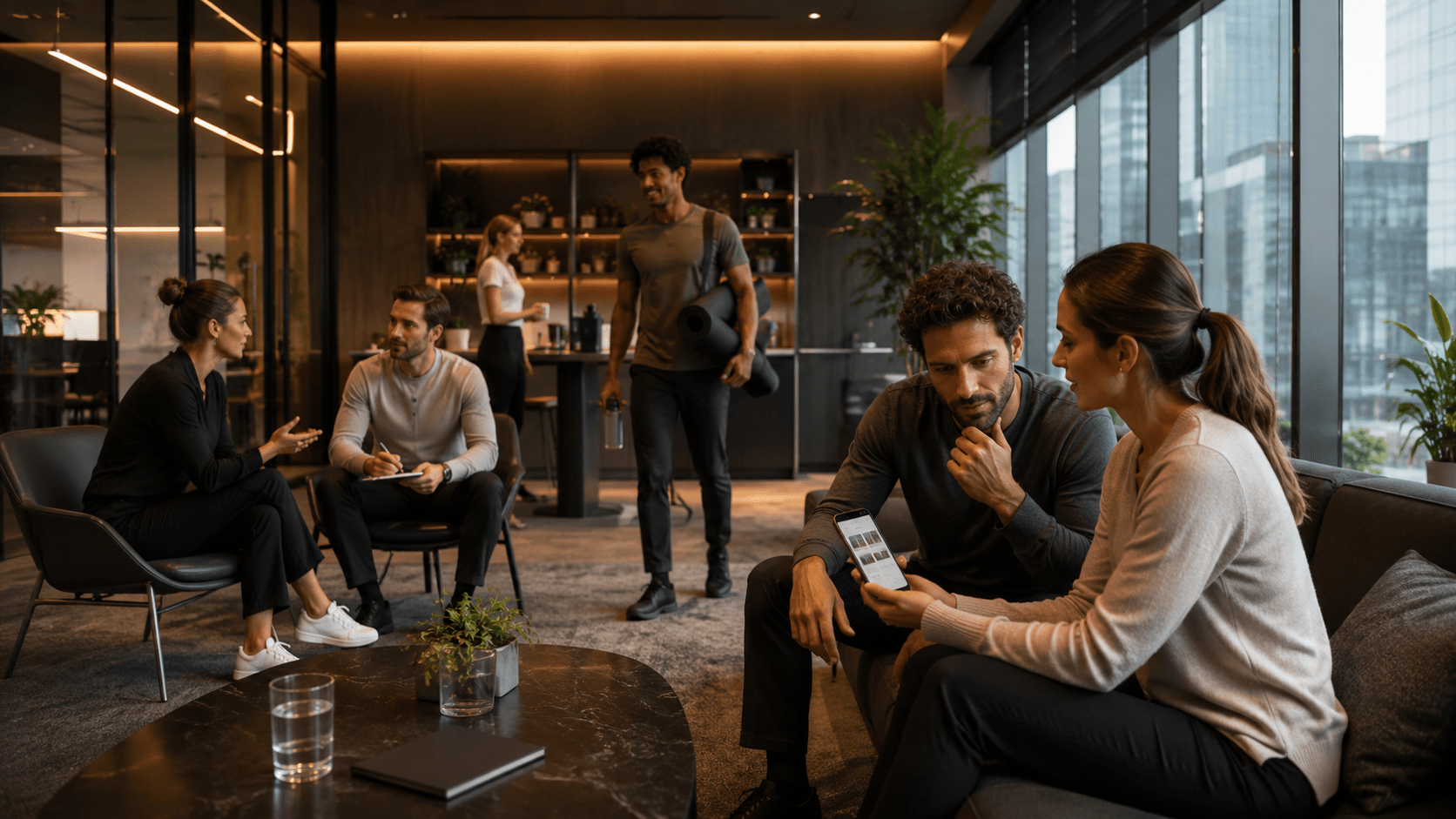 Employees use the digital health platform as a complement to the on-site offer